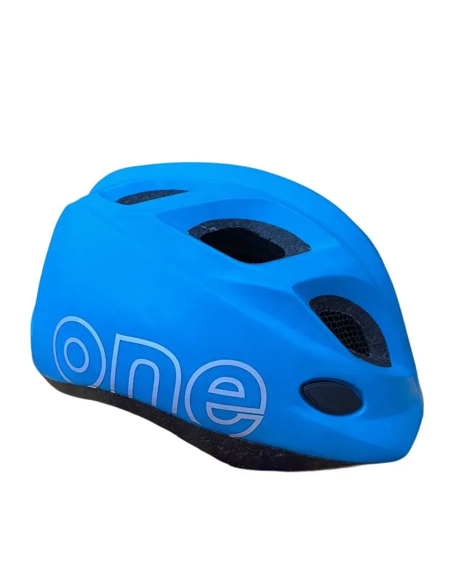 Dětská cyklistická helma Bobike modrá velikost S 52cm-56cm