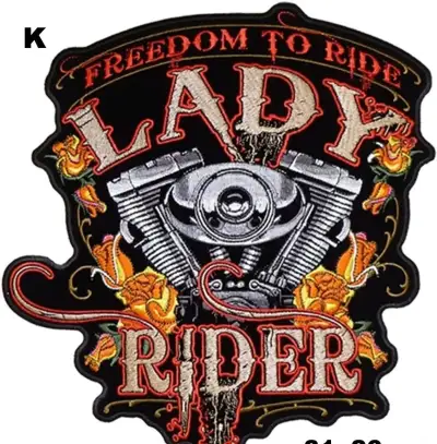 chopper vesta bunda nášivka Lady Rider