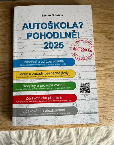 Učebnice autoškoly - nepoužitá