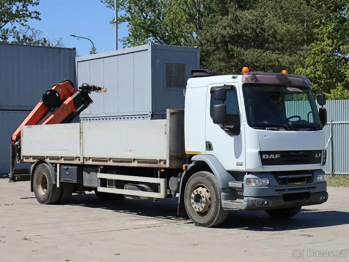 DAF LF 55.300, EURO 5, 18 TUN, HYDRAULICKÁ RUKA PALFINGER PK