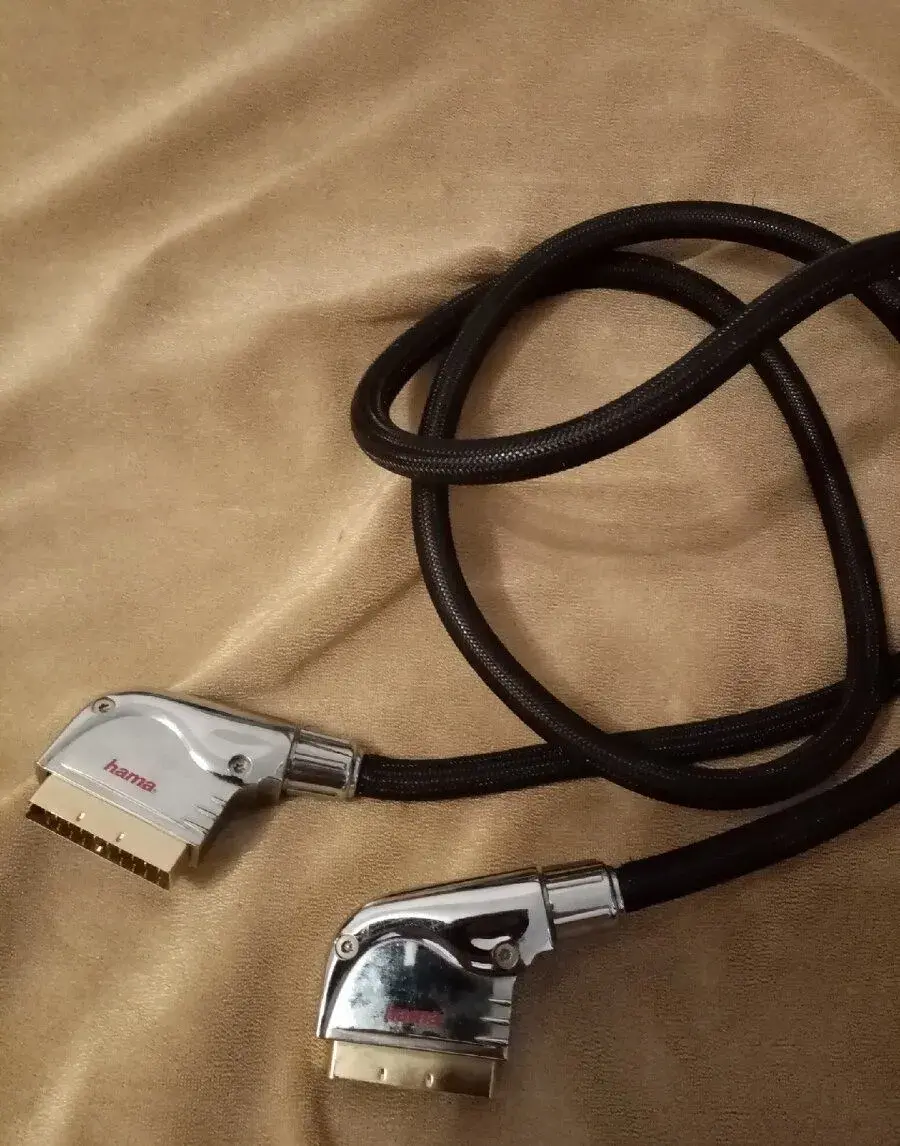 Hama scart/scart kabel zlaceny 1,50m