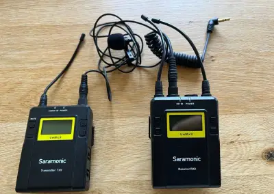 Saramonic UwMic9 TX9 + RX9, bezdrátový klopový mikrofon UHF