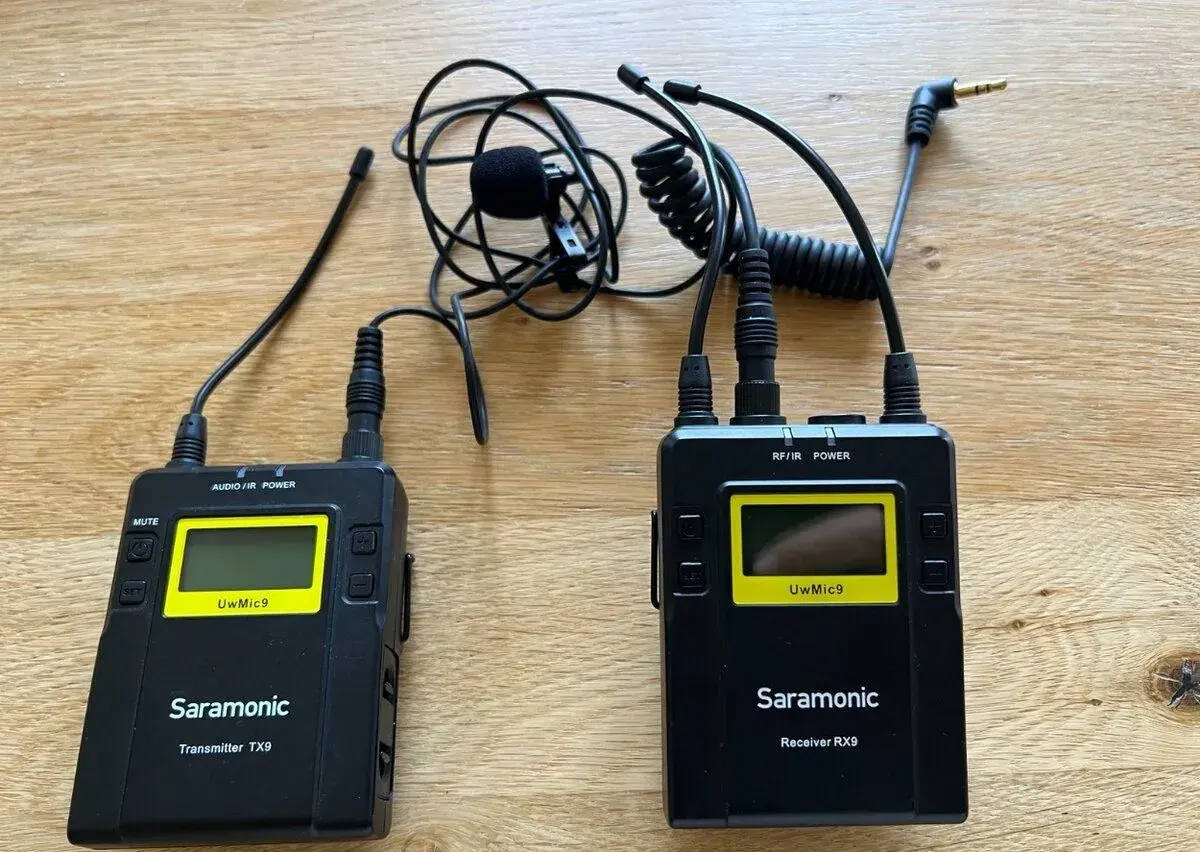 Saramonic UwMic9 TX9 + RX9, bezdrátový klopový mikrofon UHF
