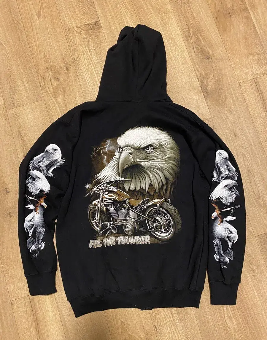 Mikina Rock Eagle s oboustranným HD potiskem