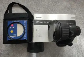 Sigma 105mm f/1.4 DG HSM Art (Nikon F), Kompletní balení + U