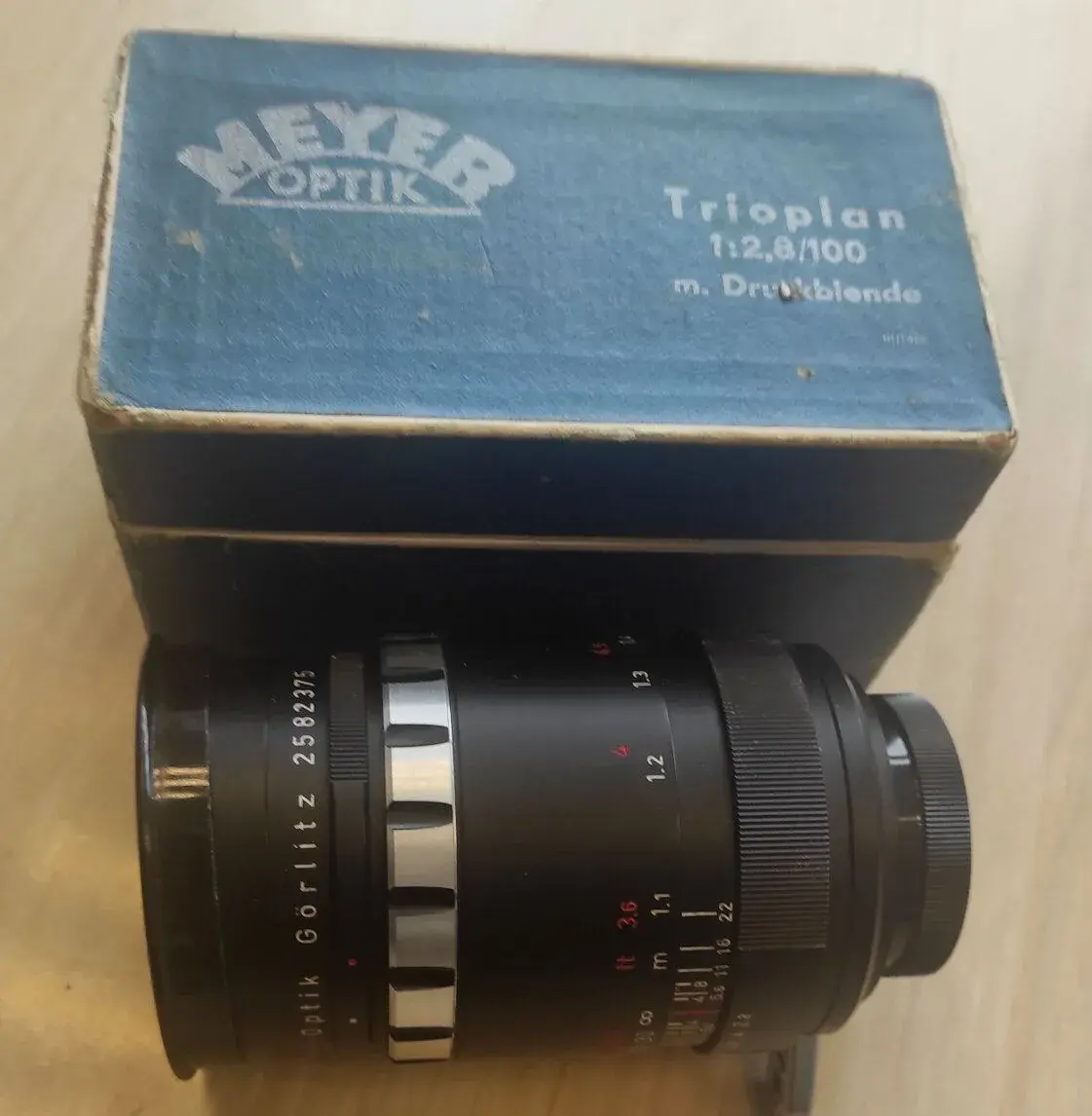 Meyer Optik Gorlitz - Triopan N 100/2,8 bajonet exa