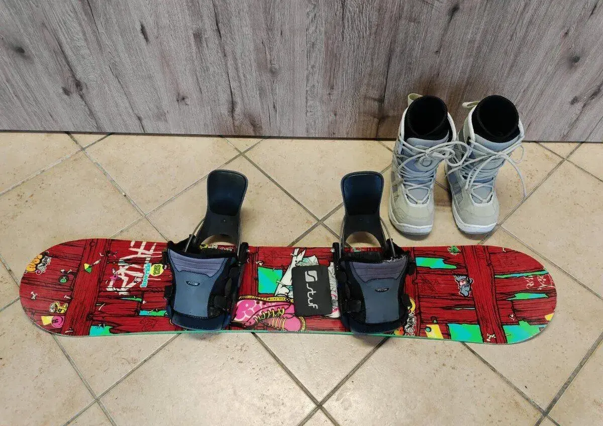Dětský snowboard Ride, vázání Flow, boty Lamar