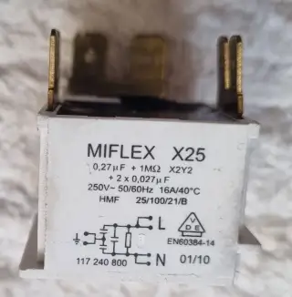 filtr na potlačení rušení Electrolux