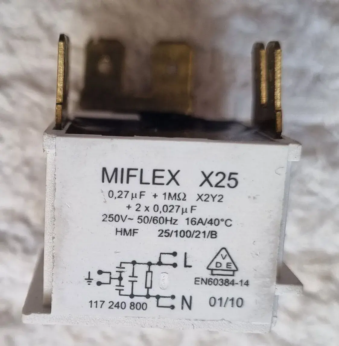 filtr na potlačení rušení Electrolux