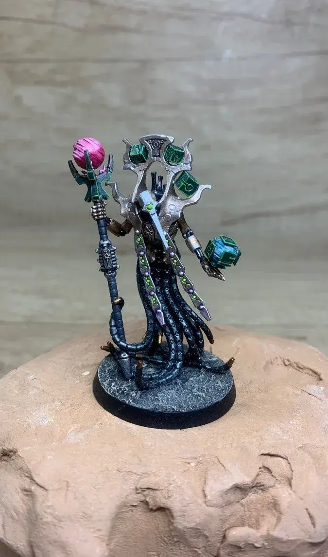 Warhammer 40K Necrons Chronomancer.