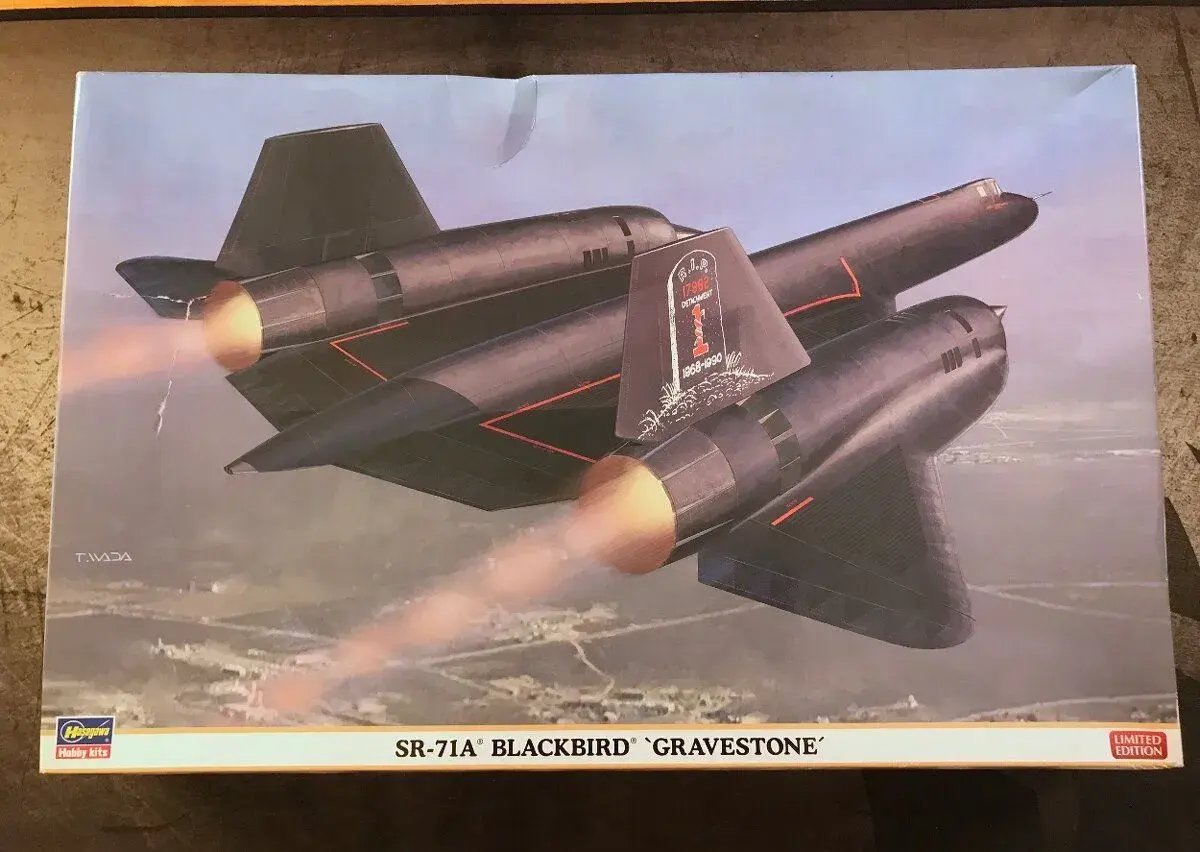 Hasegawa 1/72 SR-71 Blackbird "Gravestone" #02001 - limitk