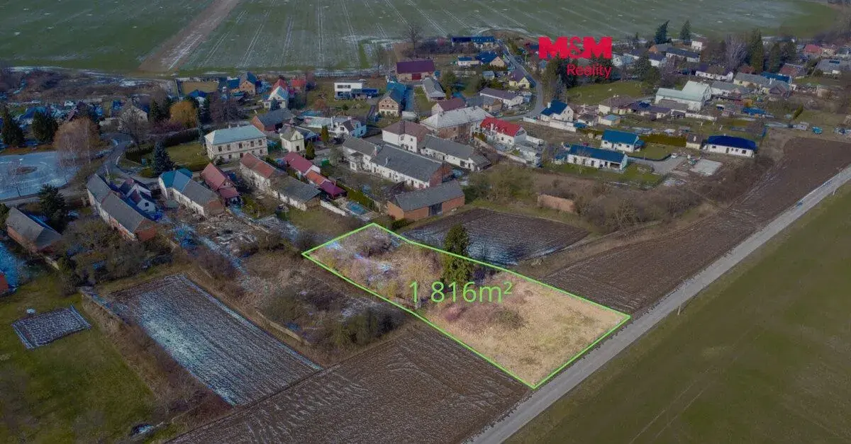 Prodej pozemku k bydlení, 1816 m², Újezd