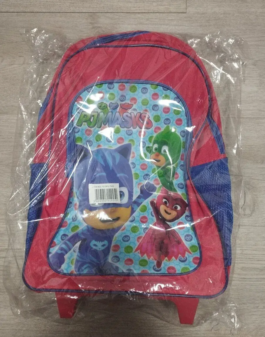 Dětský batoh kufr na kolečkách PJMasks