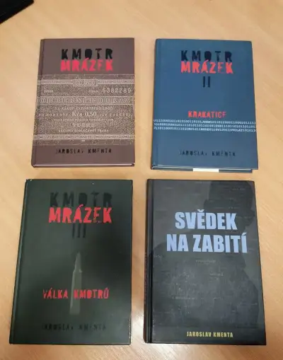 Kmotr Mrázek I, II a III + Svědek na zabití -Jaroslav Kmenta