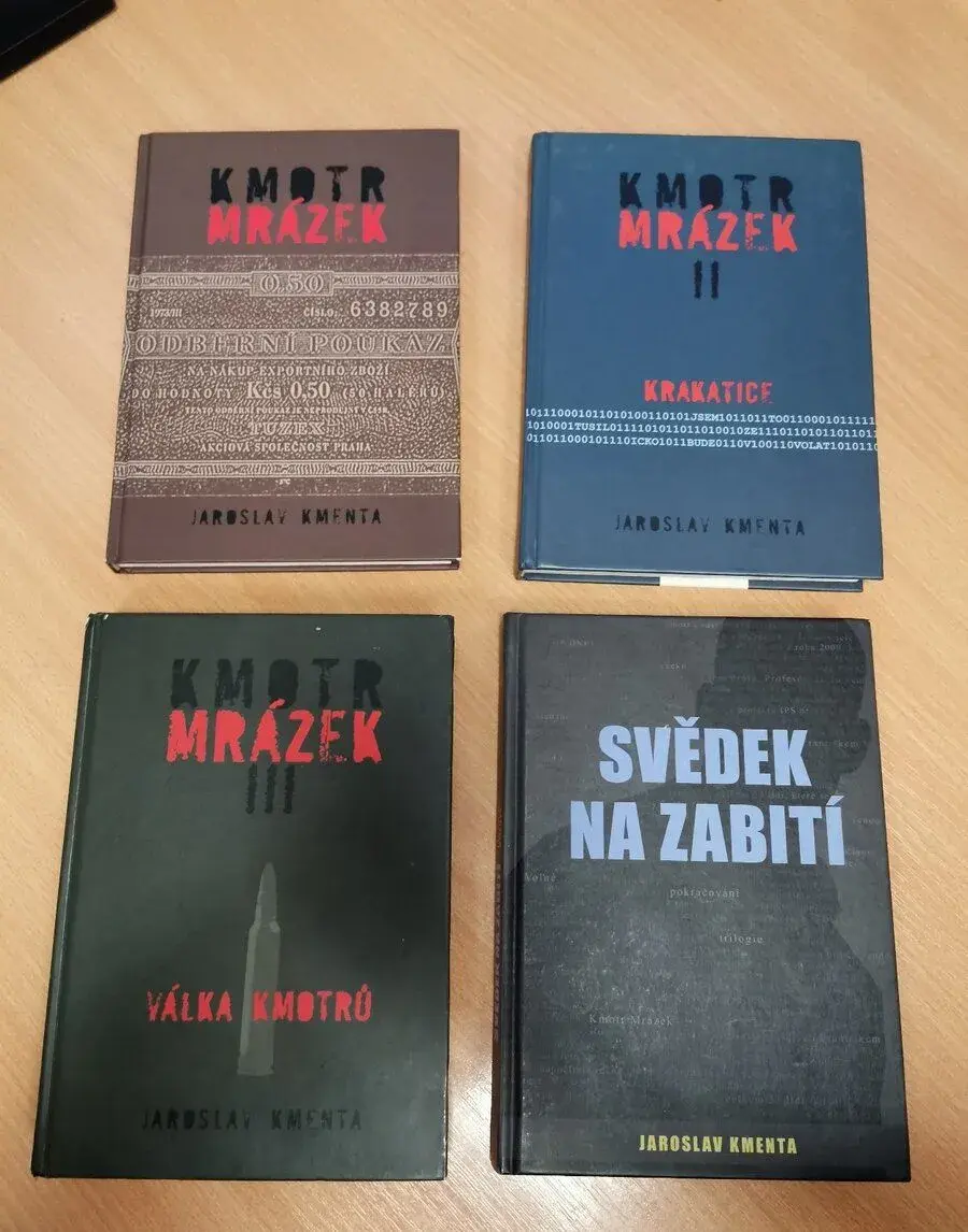 Kmotr Mrázek I, II a III + Svědek na zabití -Jaroslav Kmenta