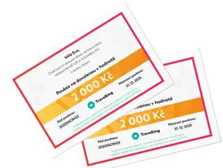 Travelking poukaz 1000kč 50% sleva