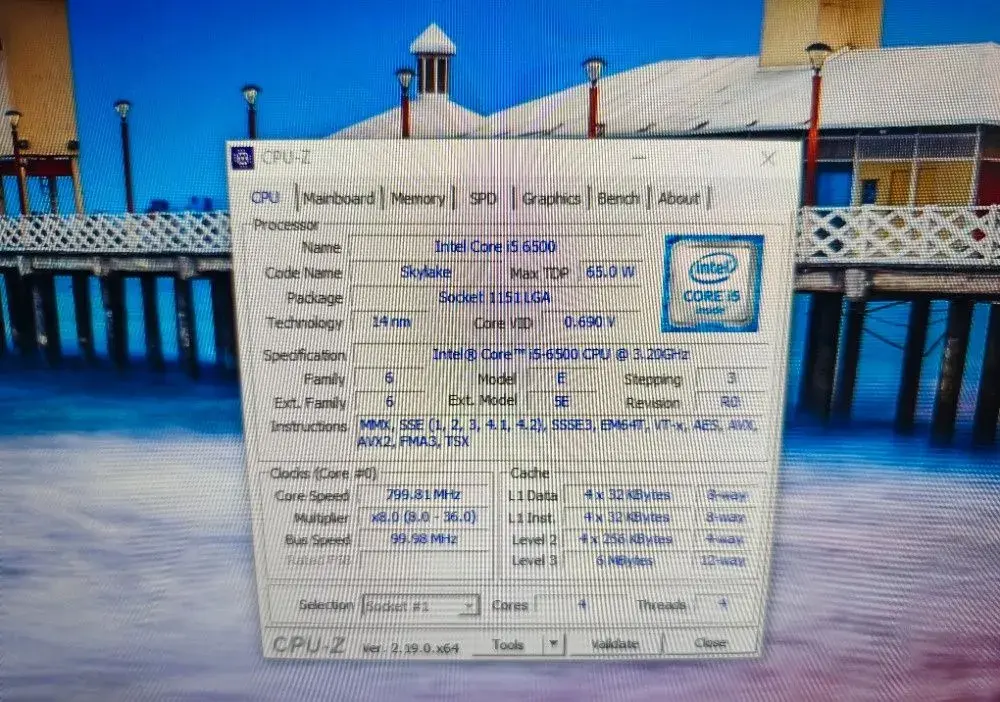 Intel Core i5-6500 3,20 GHz