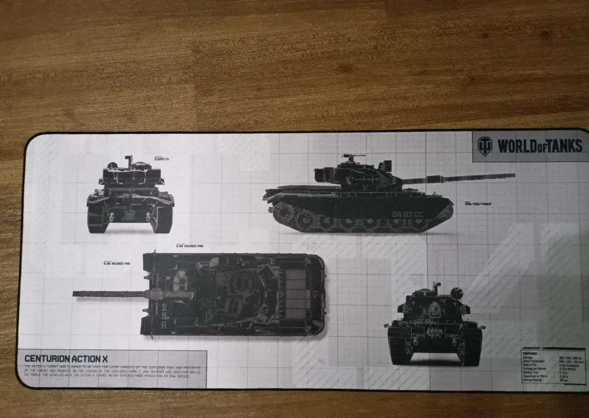 World of Tanks Defender podložka