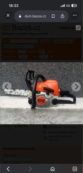 Pila stihl ms170