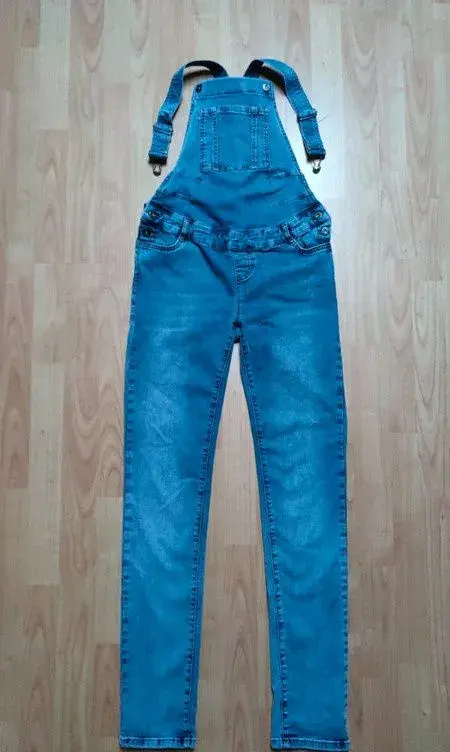 Těhotenské slimfit kalhoty s laclem