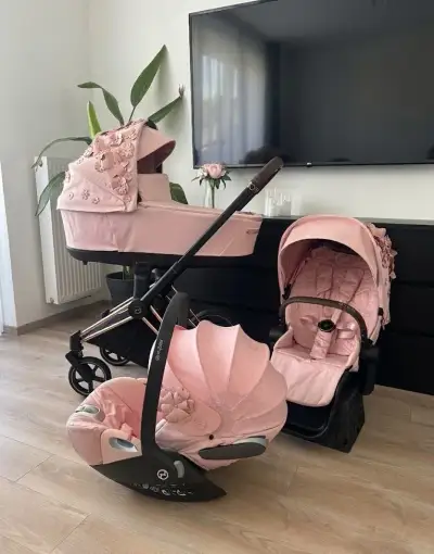 Cybex Priam Simply Flowers Pink