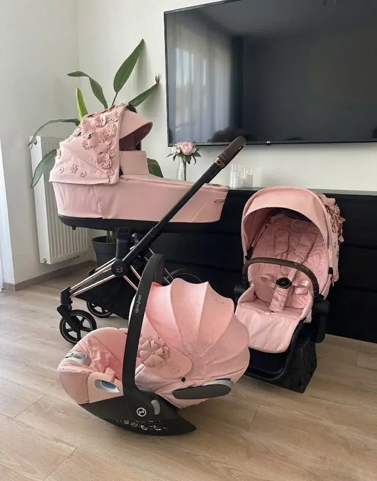Cybex Priam Simply Flowers Pink