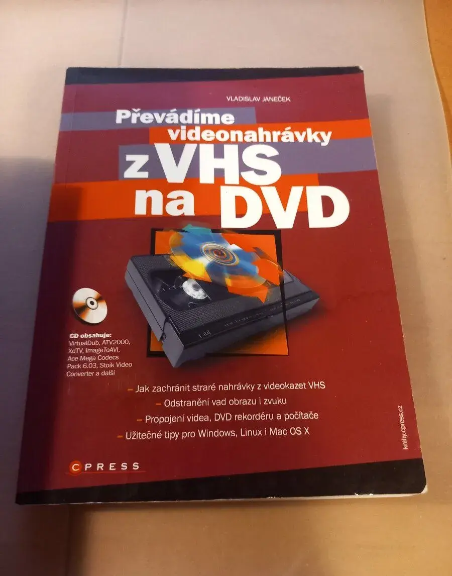 Převádíme videonahrávky z VHS na DVD