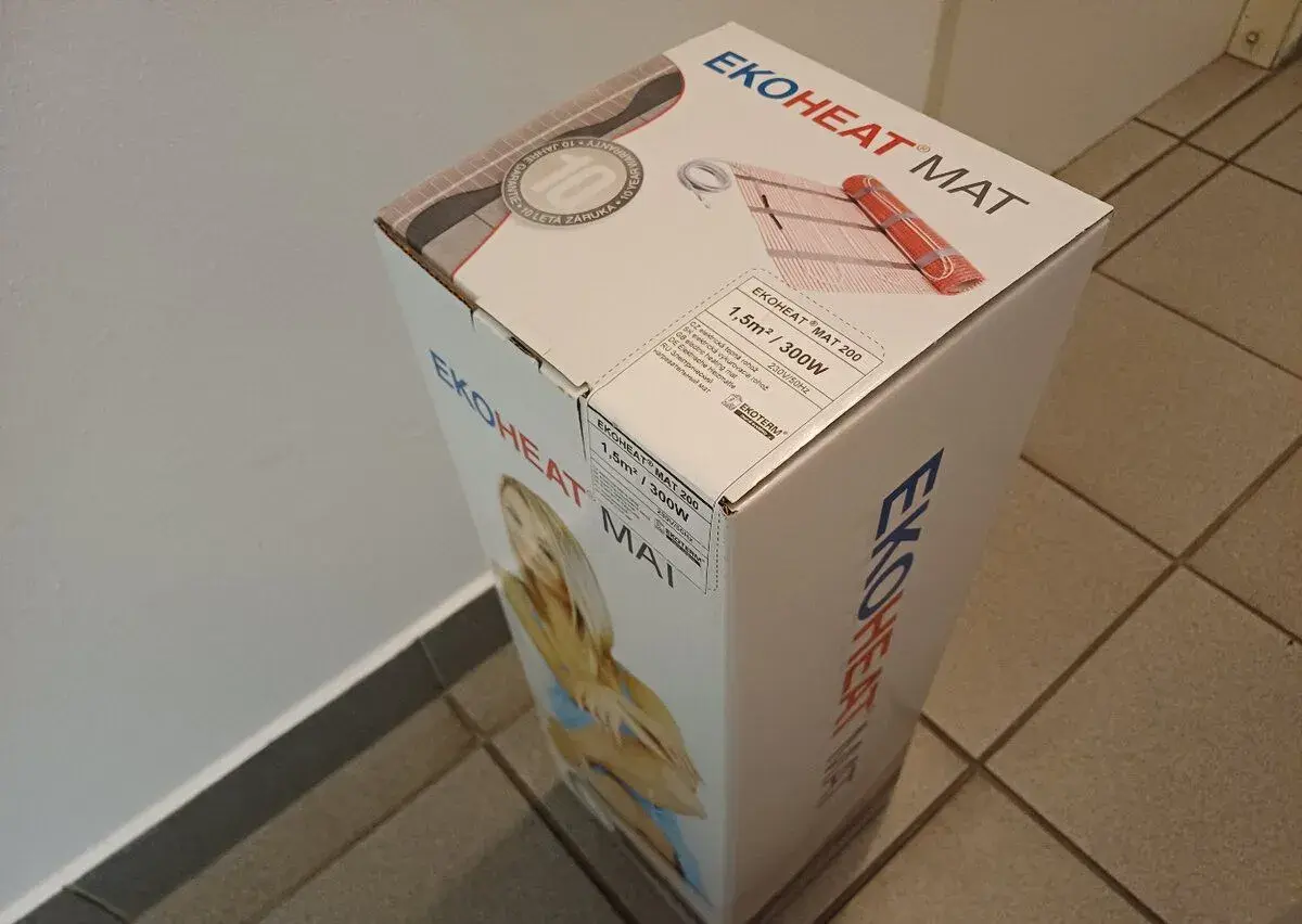 Topná rohož EKOHEAT MAT 200 1,5m2 / 300W 1ks