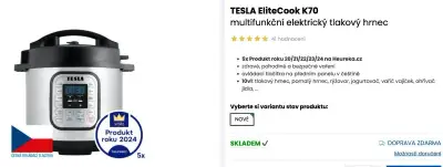 Multifunkční hrnec TESLA EliteCook K70