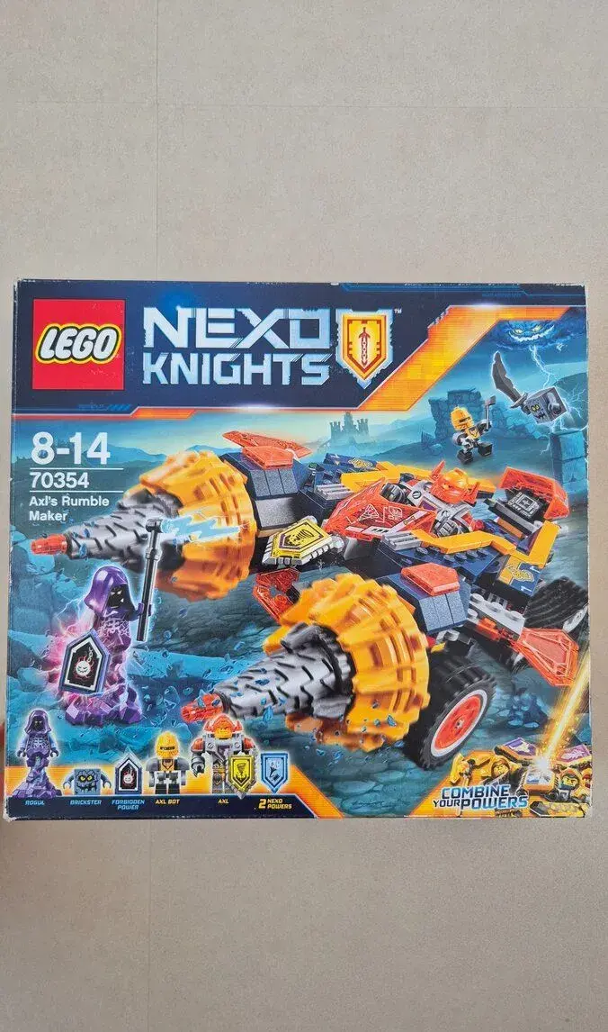 Lego 70354 Nexo Knights Axlův vůz Drtič