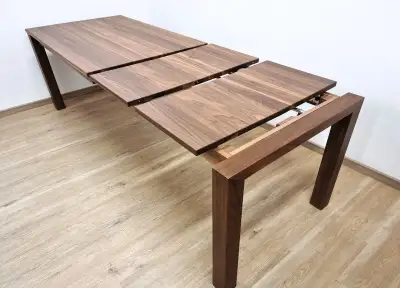 Nový rozkládací stůl americký ořech 90x160→205→250 cm