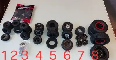 RC kola nové 1:24 1:18 1:12 1:10 měkké expe offroad trial