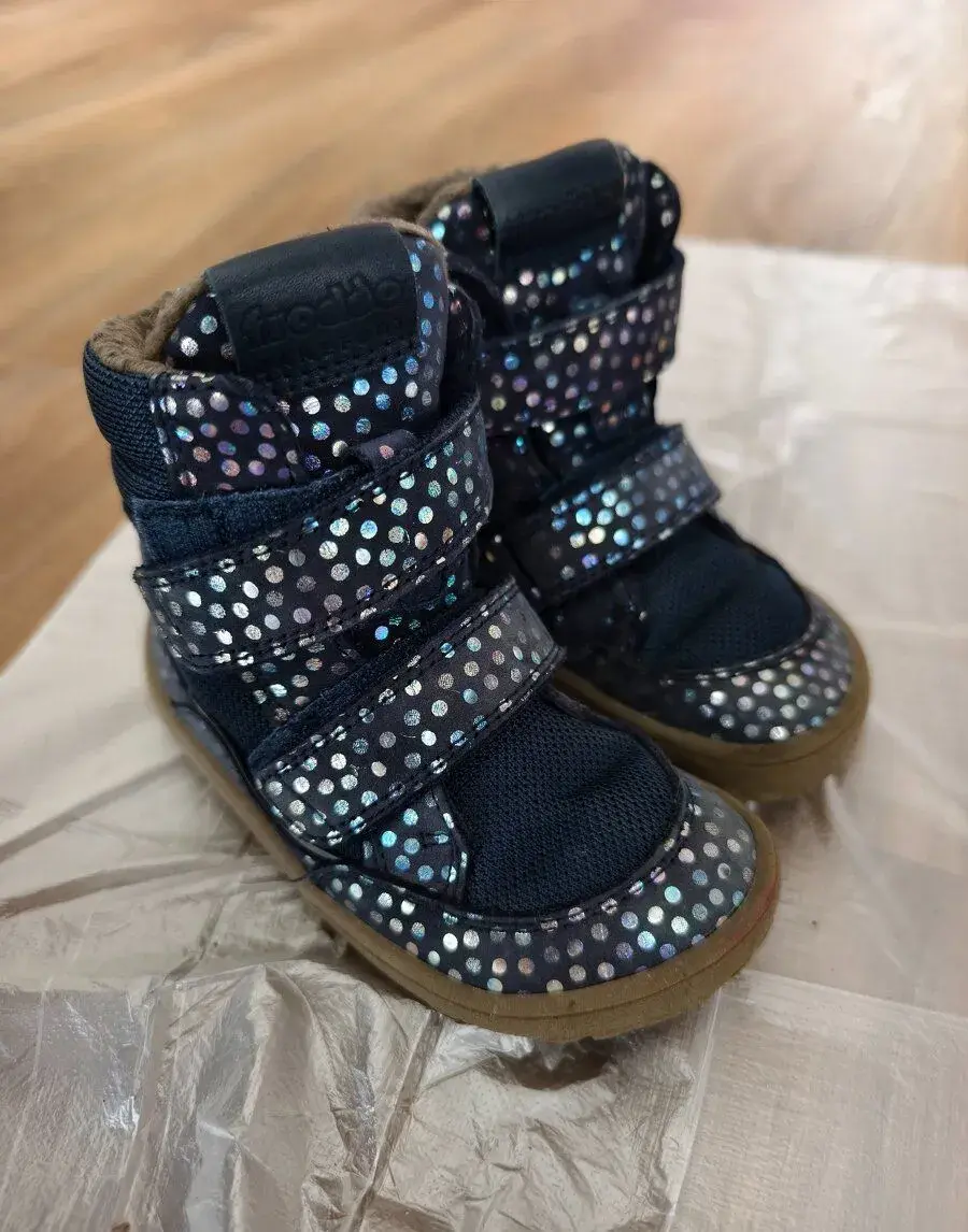 Dívčí zimní barefoot boty Froddo s TEX membránou, vel. 24