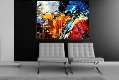 Abstraktní obraz 70x50