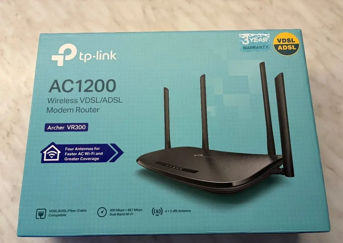 Modem VDSL2 TP-Link Archer VR300 AC1200,Wifi 2,4+5GHz