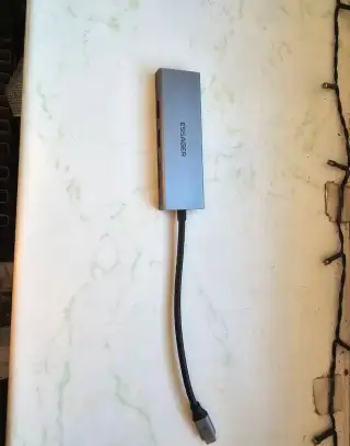USB-C hub Essager – HDMI, 2× USB-A, SD, USB-C PD