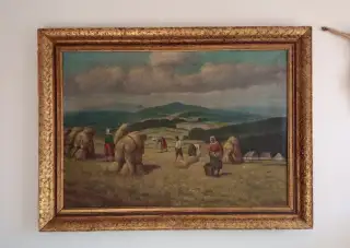 Obraz olejomalba, signováno, rozměry 117x86 cm