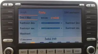 Čeština Volkswagen (VW) MFD2 / RNS2, Škoda Nexus