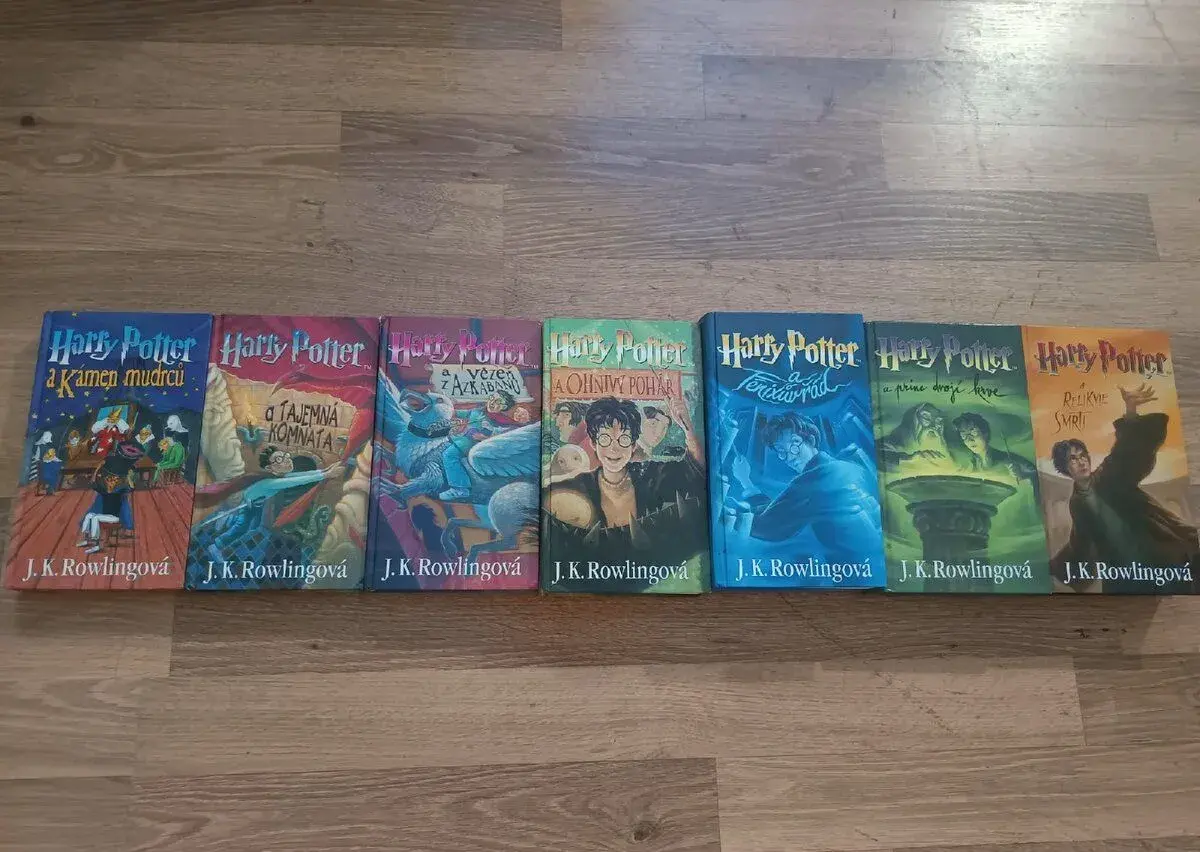 Harry Potter - komplet 7 dílů 1.vydani VZÁCNOST