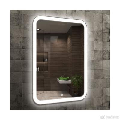 Koupelnové zrcadlo LED 60 x 80 cm