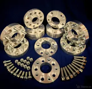 Rozsirovaci podlozky 5x112 5x120.strieborne a cierne