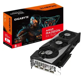 GIGABYTE VGA AMD Radeon RX 7600 GAMING OC 8G, 8G GDDR6, 2xDP