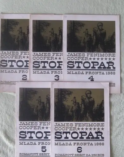 STOPAŘ- sešitový dobr.román 1968-5x-pro sběratele
