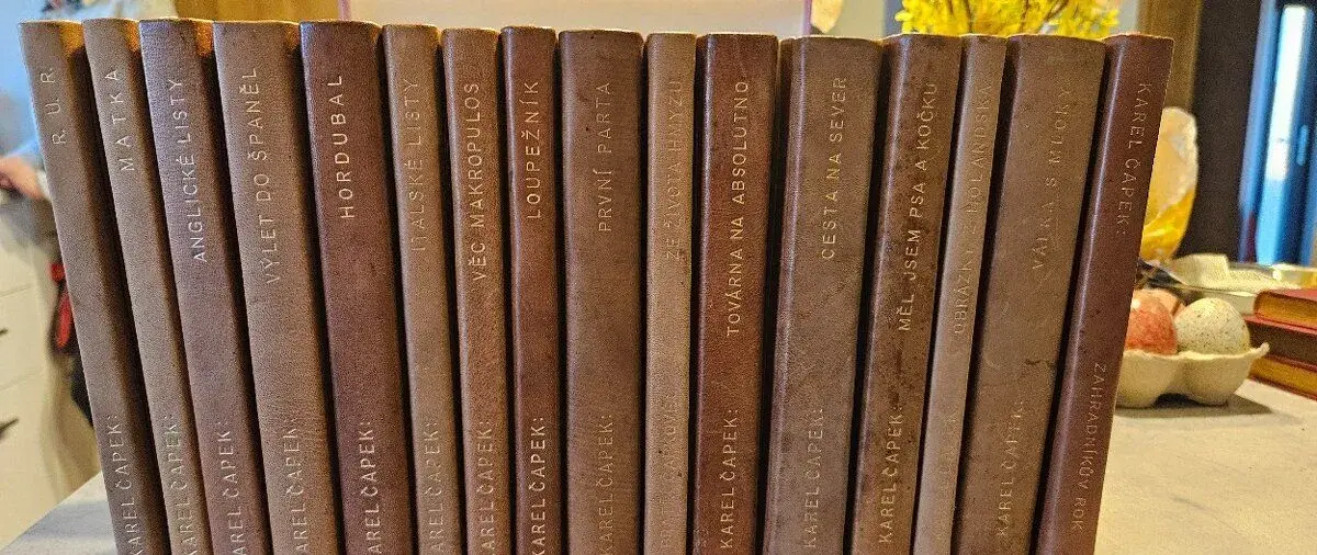 Karel Čapek – soubor 16 knih (Spisy bratří Čapků, 1938)
