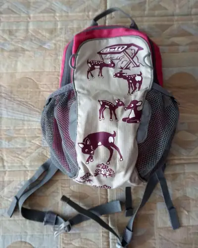 Dětský dívčí růžový batoh zn.Boll Bunny canvas od výšky 85cm