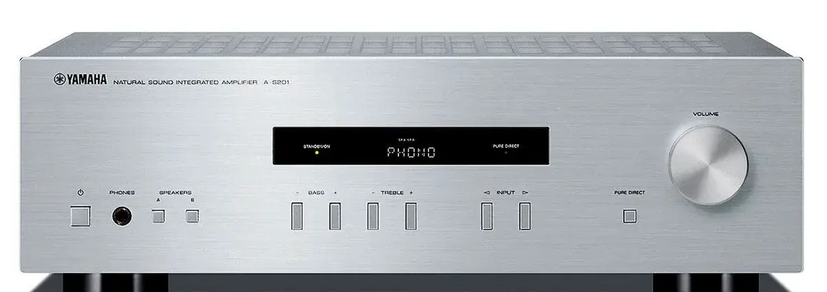Stereofonní HiFi zesilovač Yamaha A-S201 stříbrný
