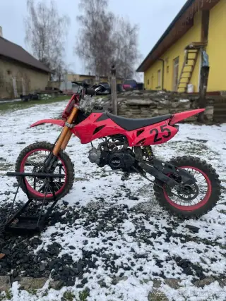 Pitbike cross 125 ccm růžová