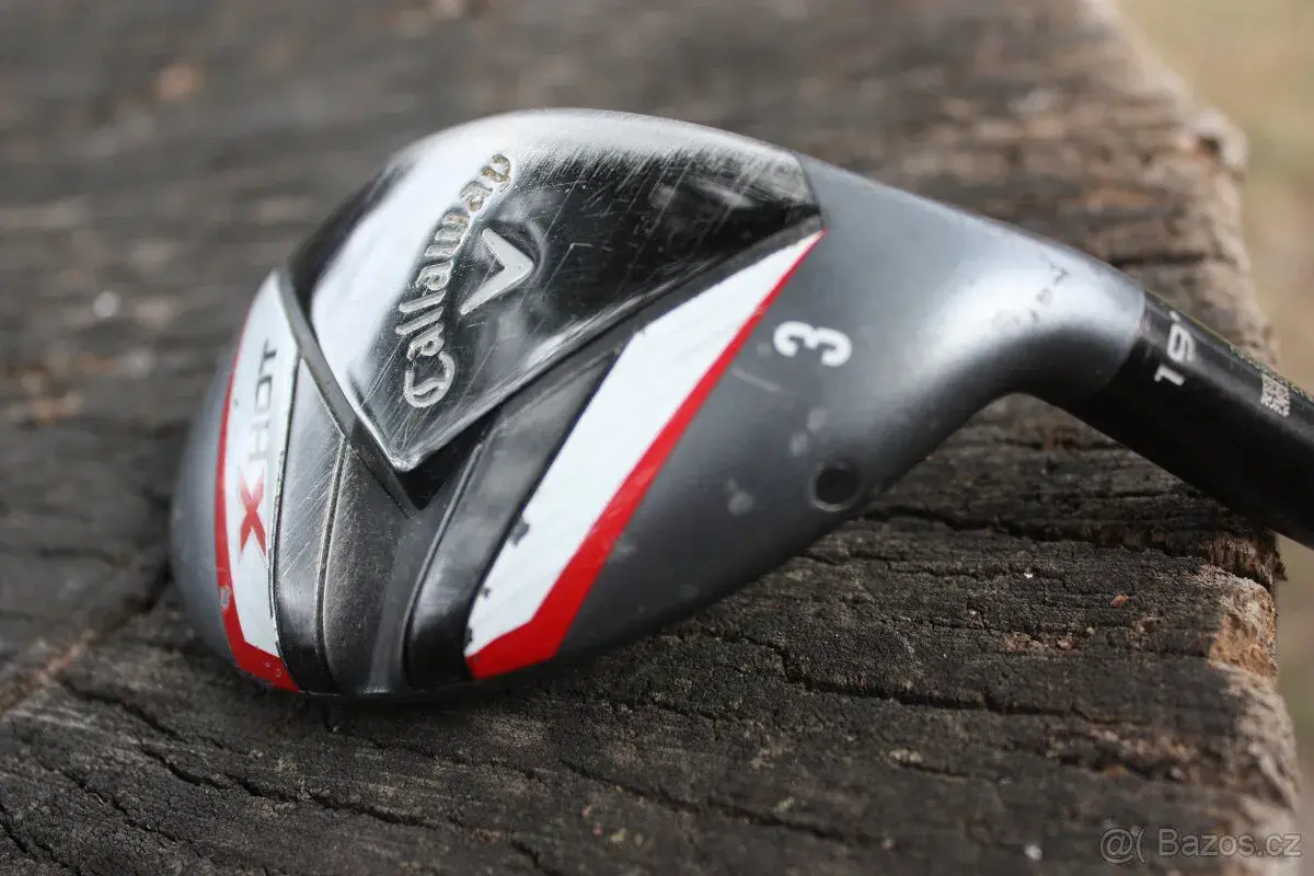 HYBRID č.3 CALLAWAY X-HOT 19° - VELMI PĚKNÝ STAV