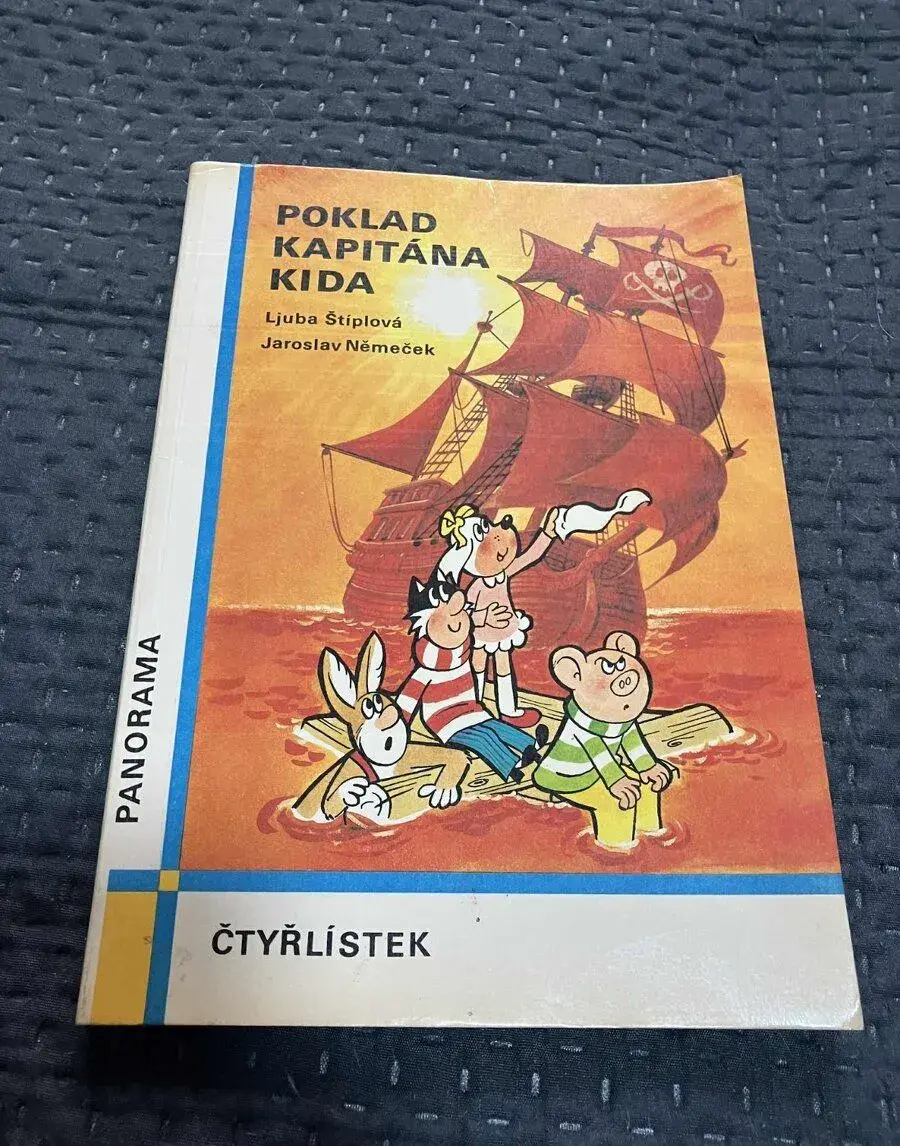 Čtyřlístek Poklad kapitána Kida 1988
