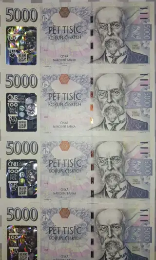 Bankovka s přítiskem